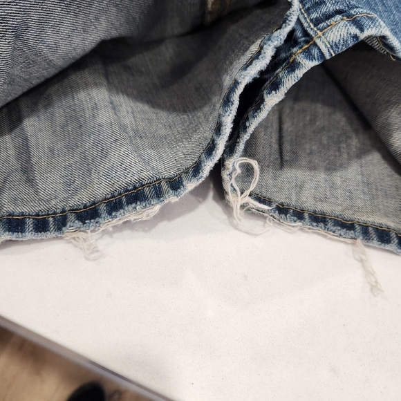 Vintage Polo Ralph Lauren Jeans Mens 46x32 Blue Big Medium Wash Straight Leg - Picture 10 of 16